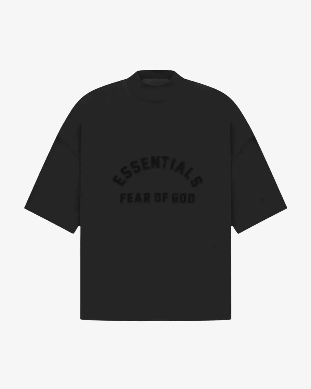 Fear of God Essentials Arch Logo Tee Jet Black Basement