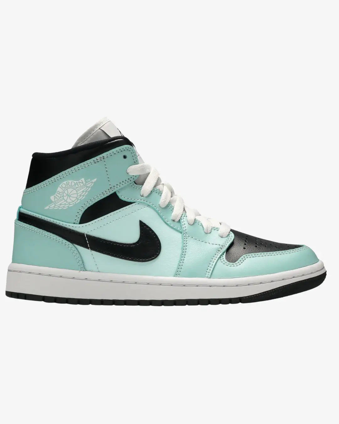 Air Jordan 1 Mid Aqua Black Wmns Air Jordan