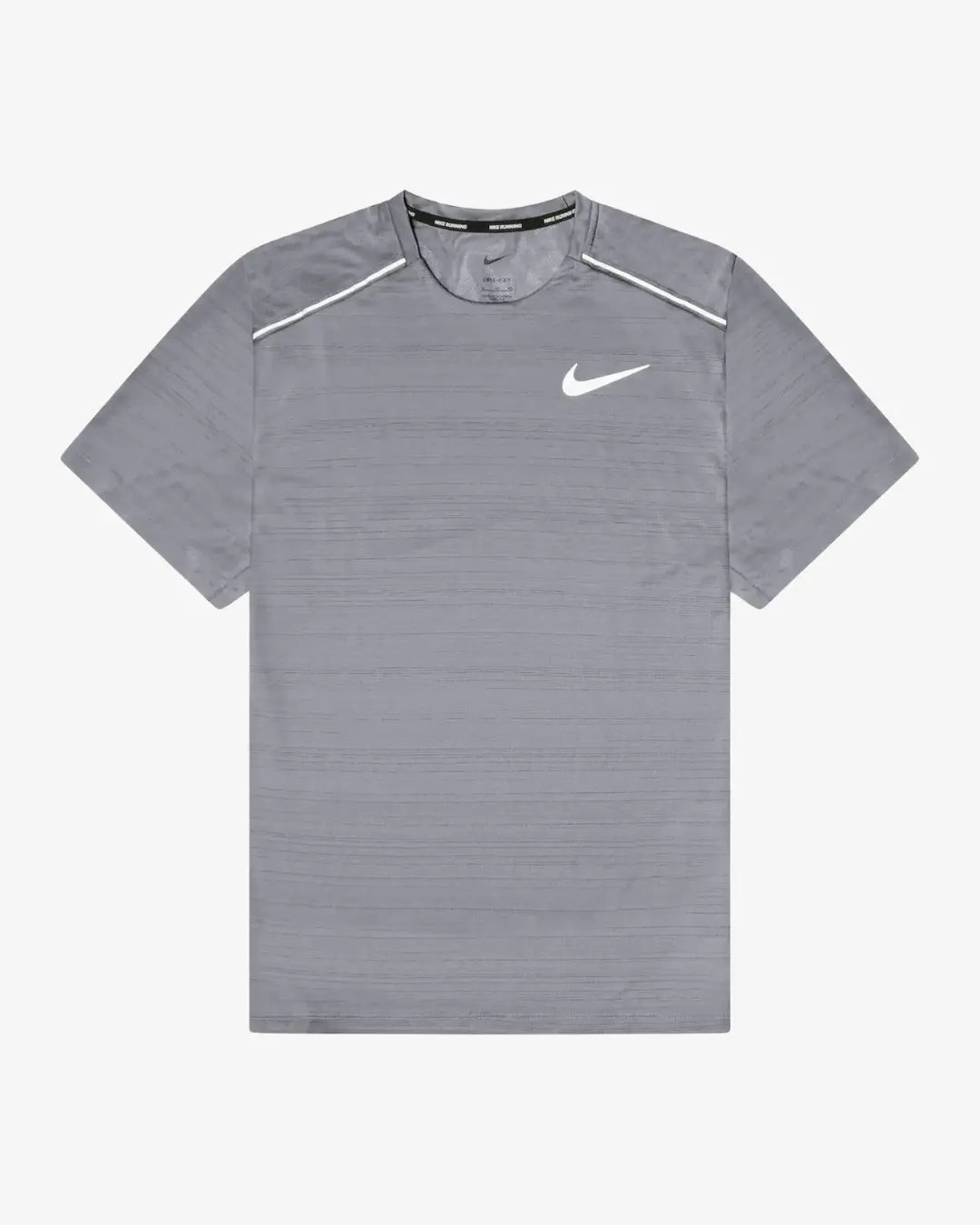 Nike Dri-FIT 1.0 Grey Miler Running T Shirt Basement