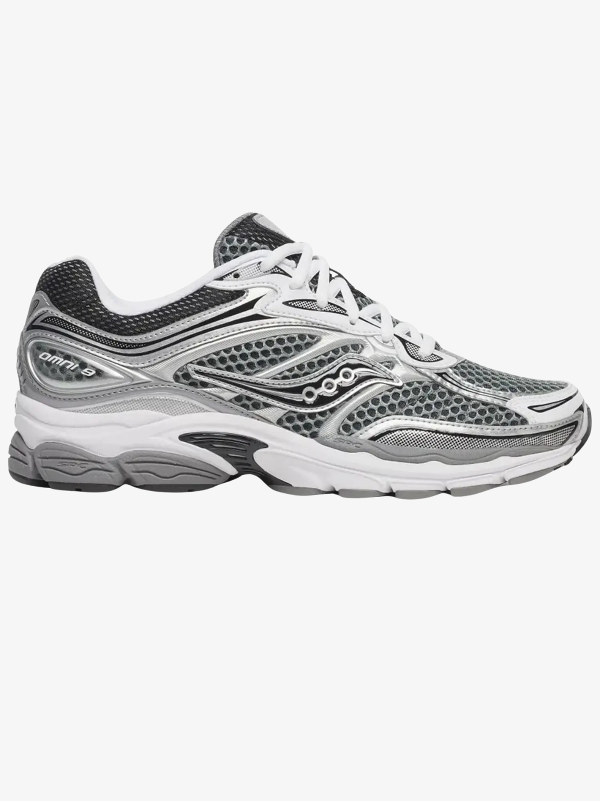Saucony ProGrid Omni 9 'Grey Silver Black' – side