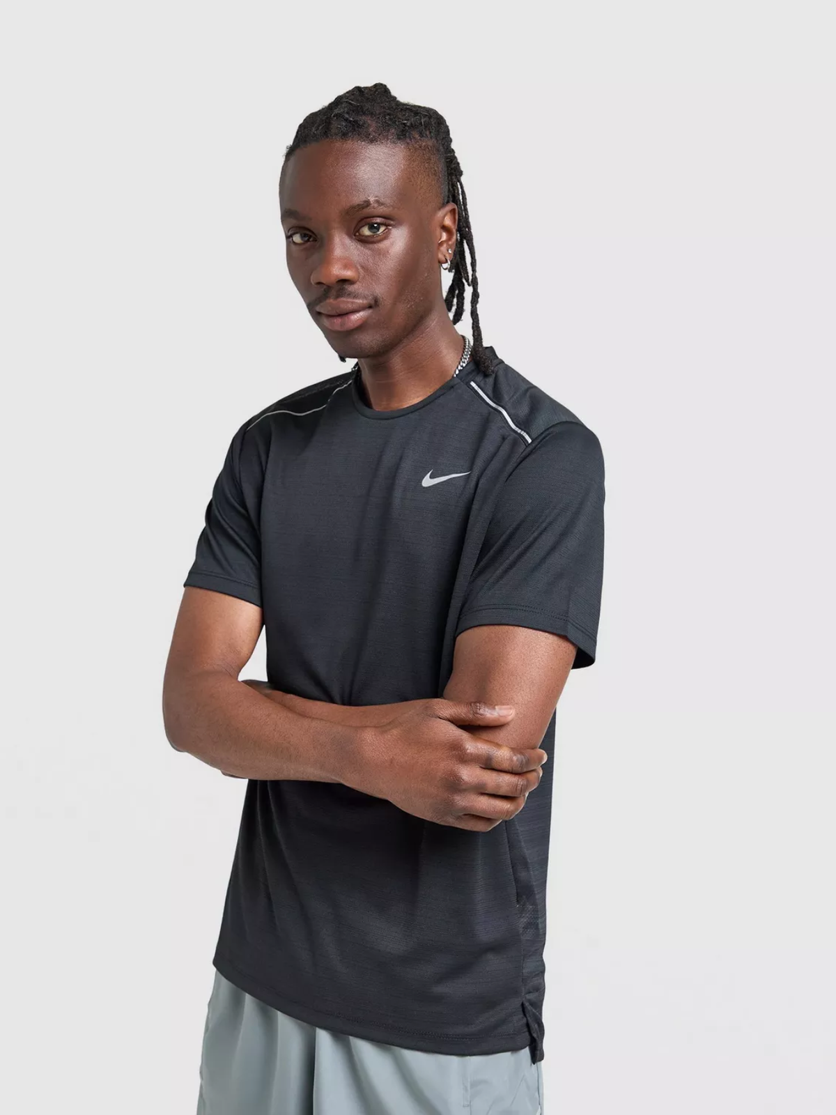 Nike Dri-Fit Miler 1.0 T-Shirt (Black)