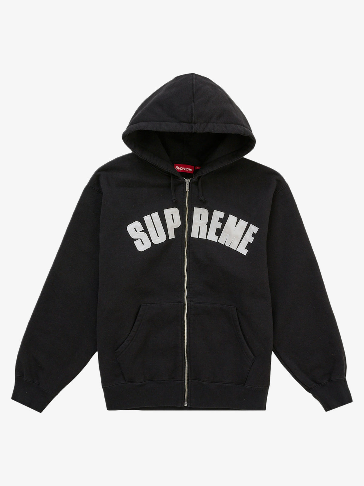 Supreme Larry Clark Zip Up Hooded Sweatshirt 'Black' – front