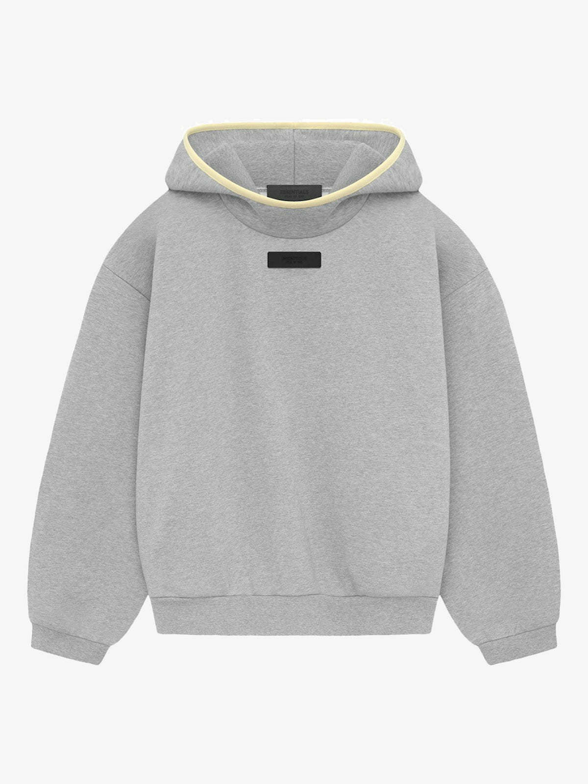 Fear of God Essentials Hoodie 'Light Heather Grey' – front