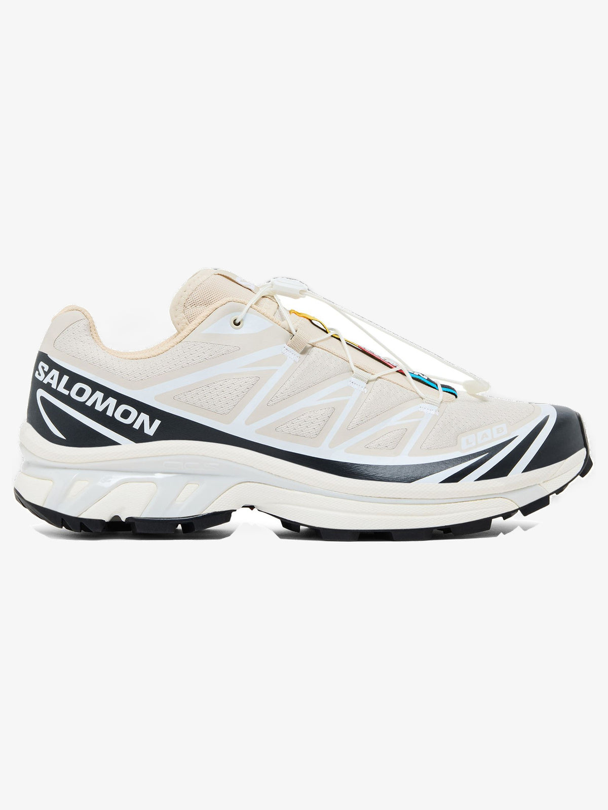 Salomon XT-6 'Rainy Day Black White' β side
