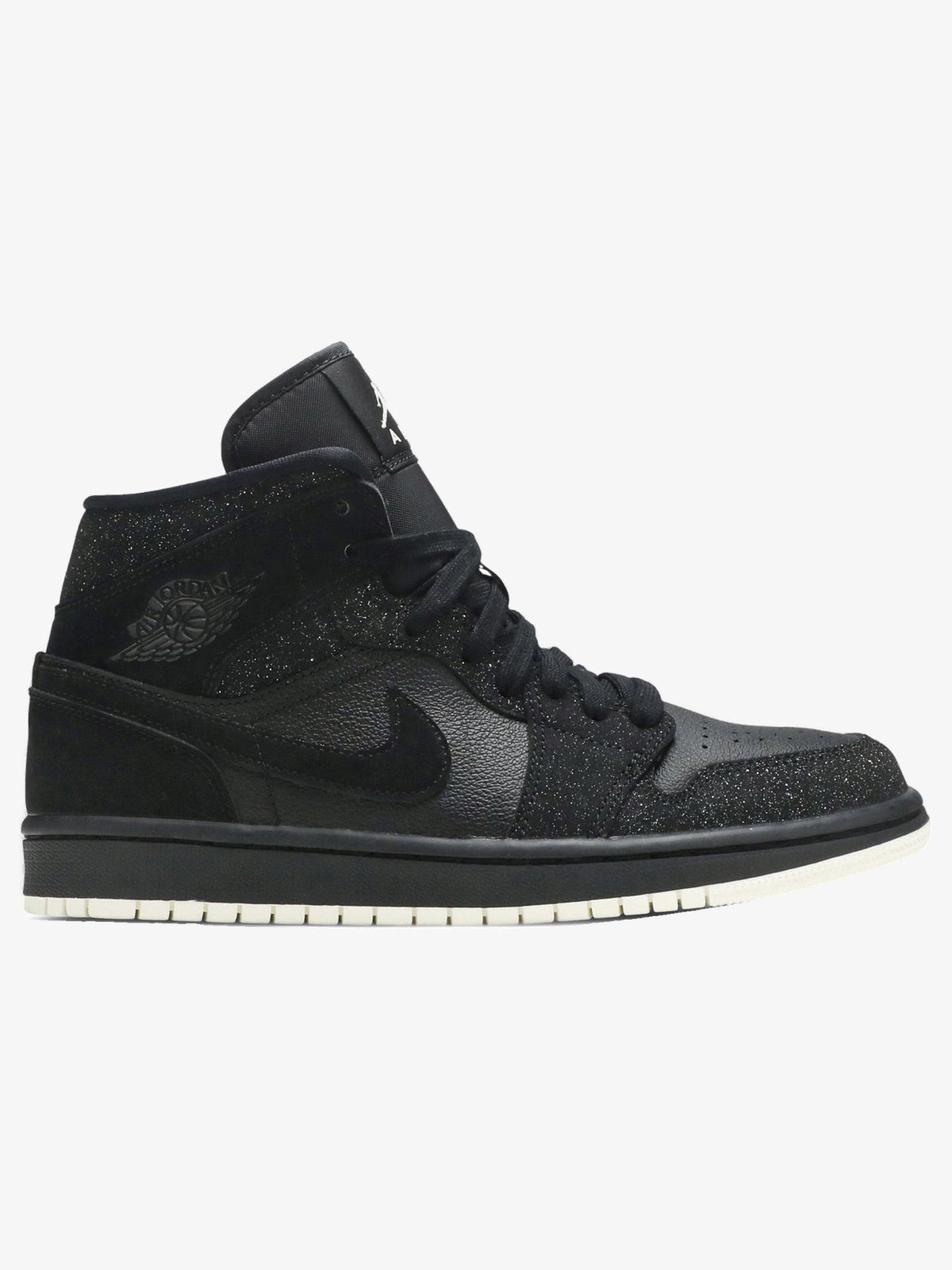 Jordan 1 Mid 'Glitter Black' (W) β side