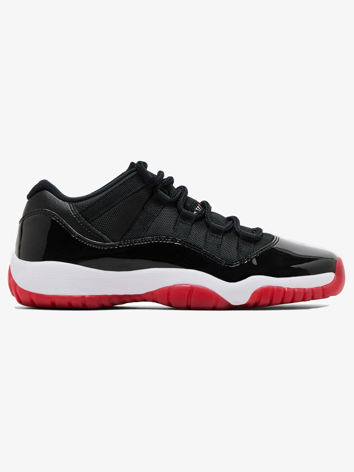 Jordan 11 Retro Low 'Bred (2025)' (GS) β side