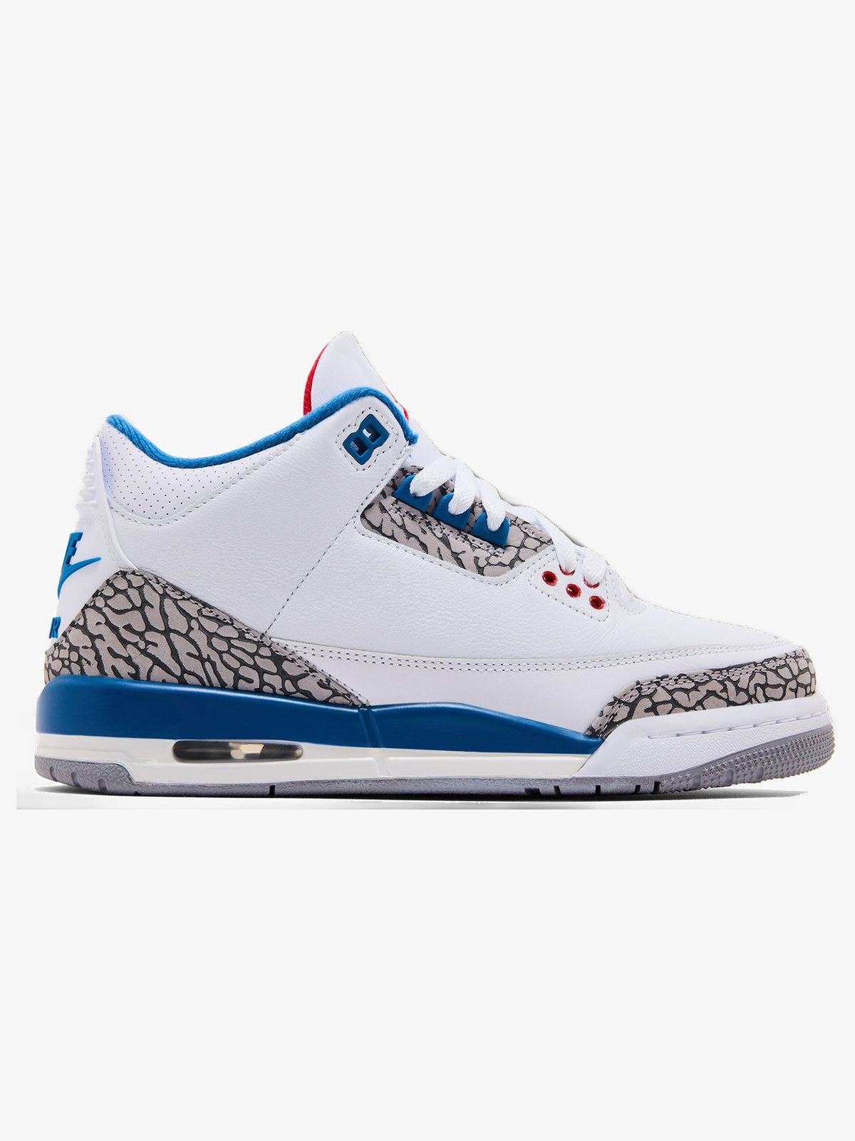 Jordan 3 Retro 'True Blue (2026)' (GS) β side