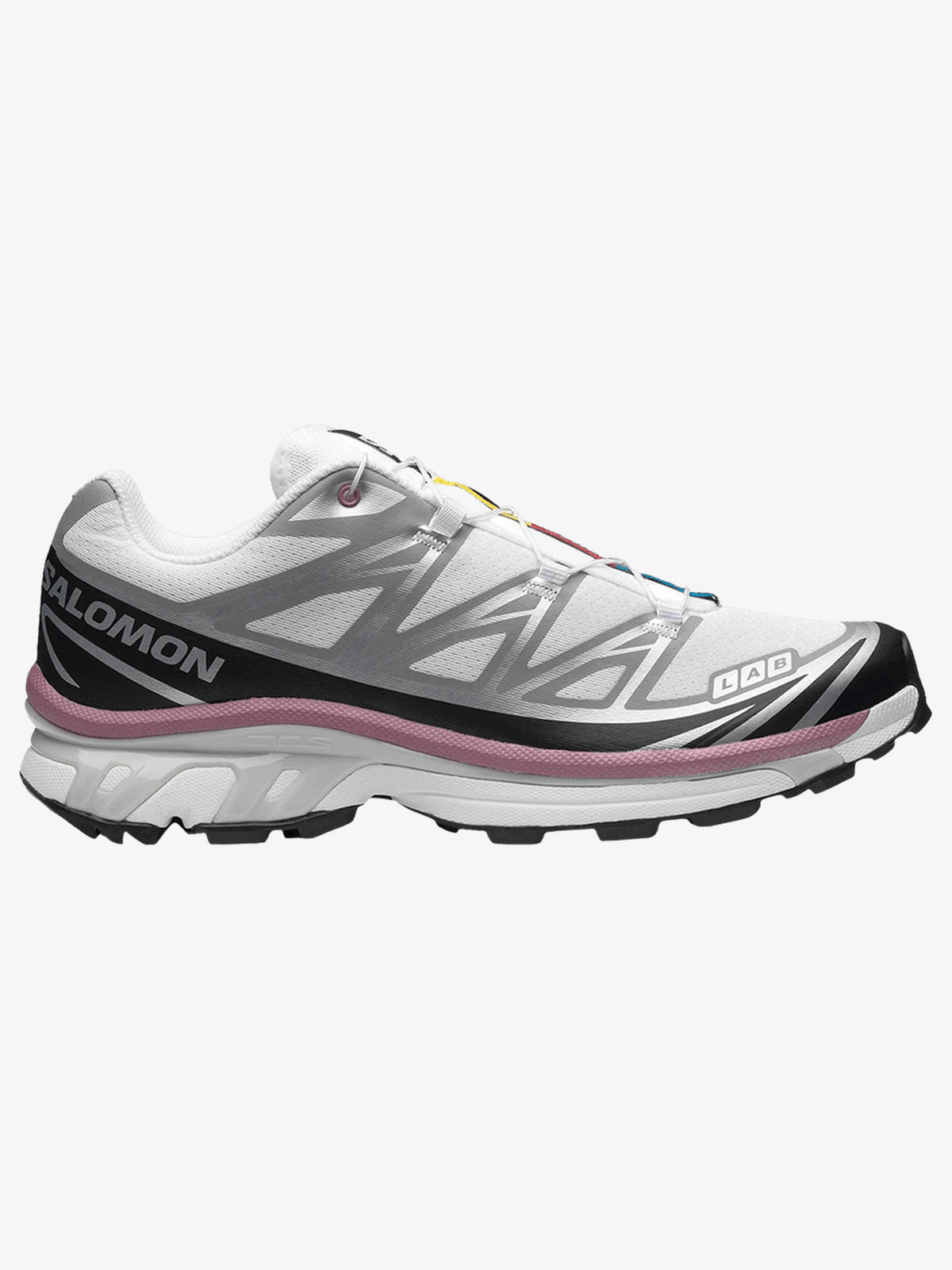 Salomon XT-6 'White Black Dusky Orchid' β side