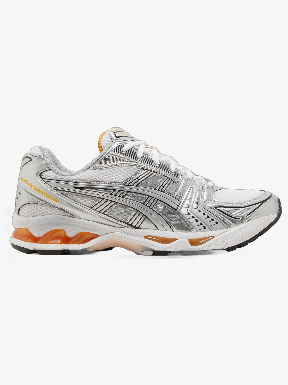 ASICS Gel-Kayano 14 'White Pure Silver Orange' β side