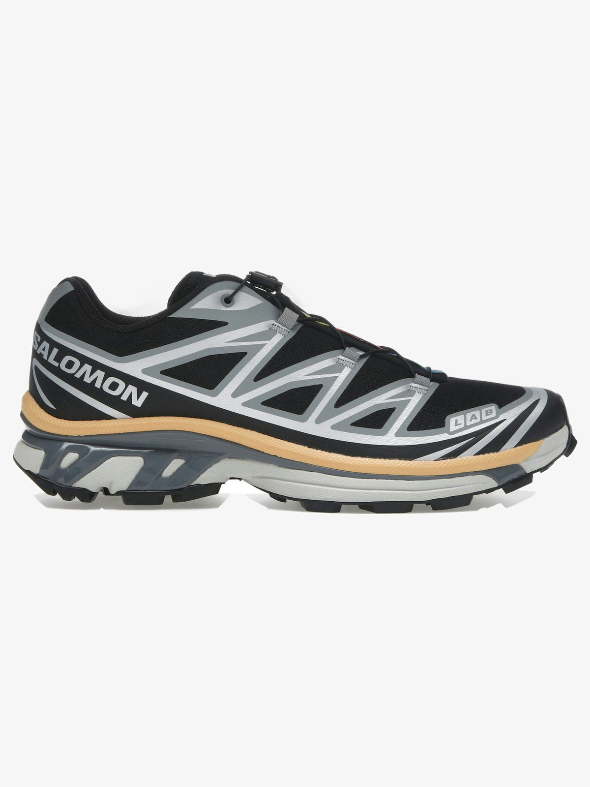 Salomon XT-6 'Black Footwear Silver Warm Apricot' β side