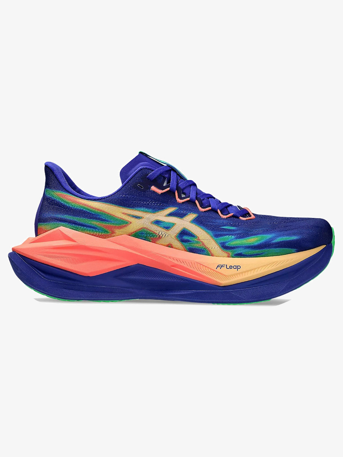 ASICS Superblast 3 'Cobalt Burst Light Orange' β side