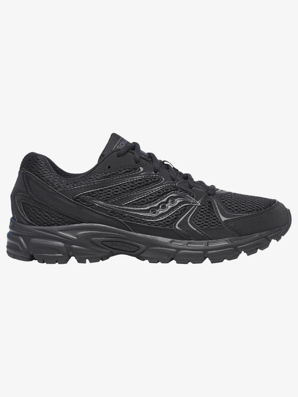 Saucony Ride Millennium Matte 'Triple Black' β side