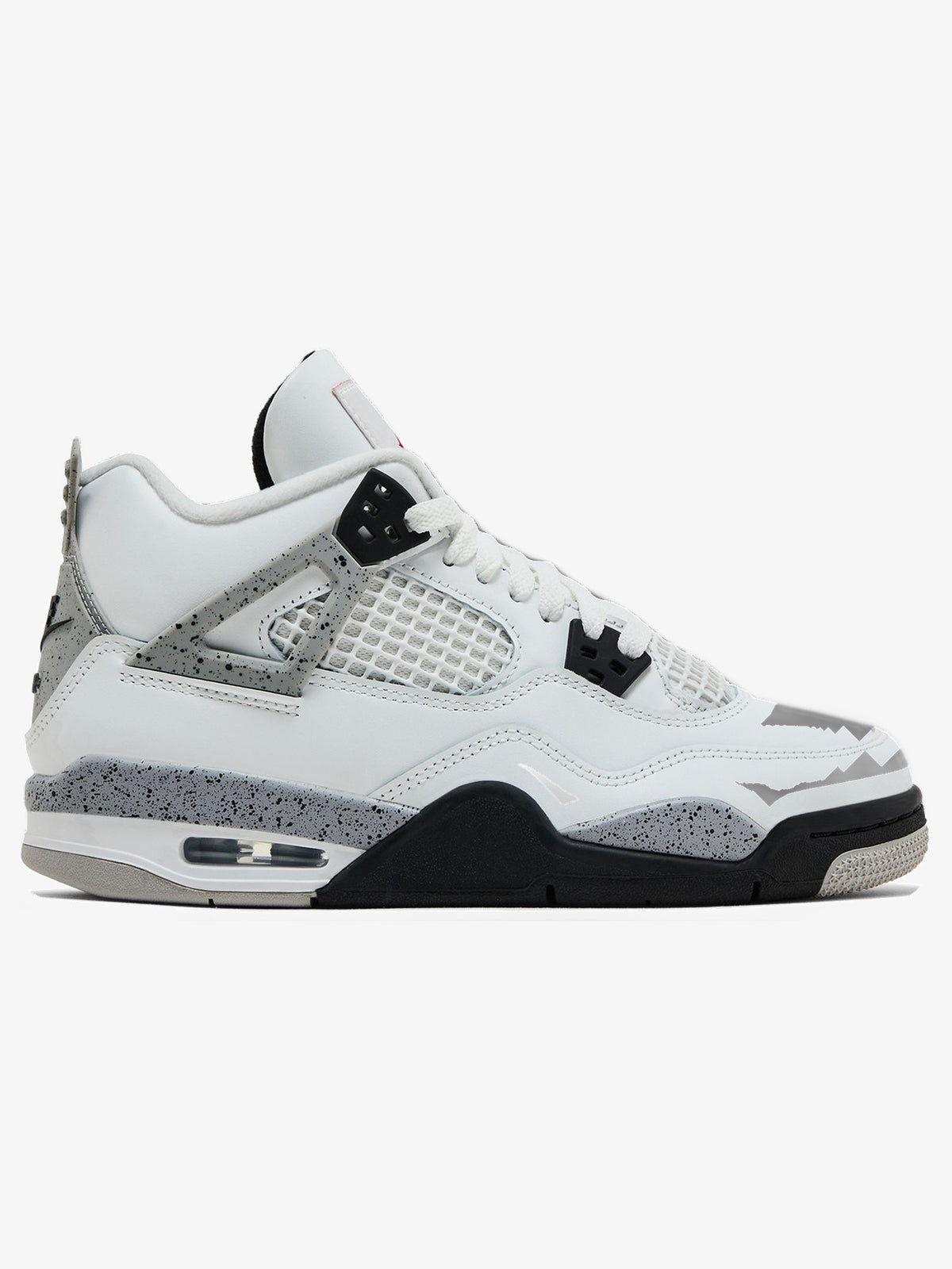 Jordan 4 Retro 'White Cement (2025)' (GS) – side