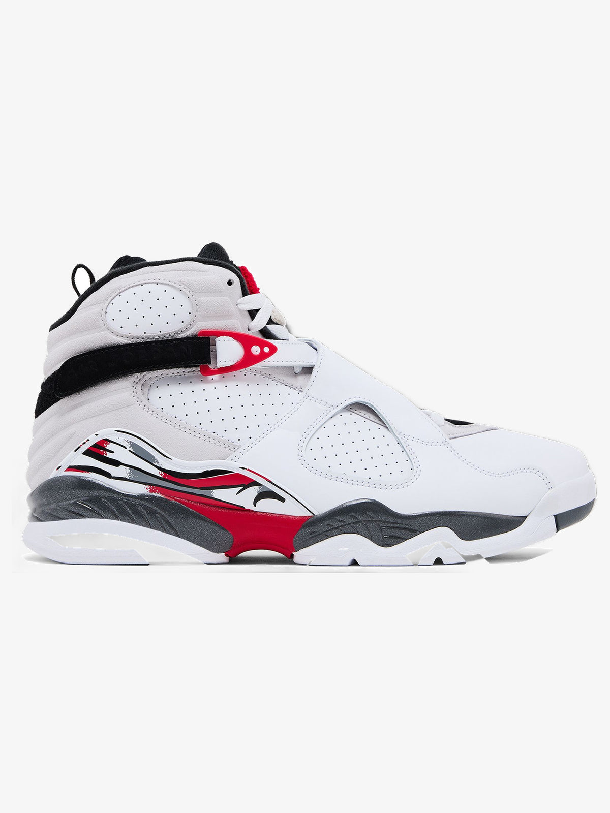 Jordan 8 Retro 'White True Red (2025)' β side