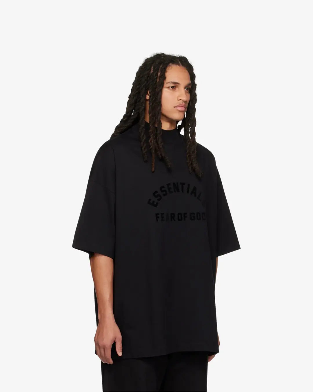 Fear of God Essentials Arch Logo Tee Jet Black Basement