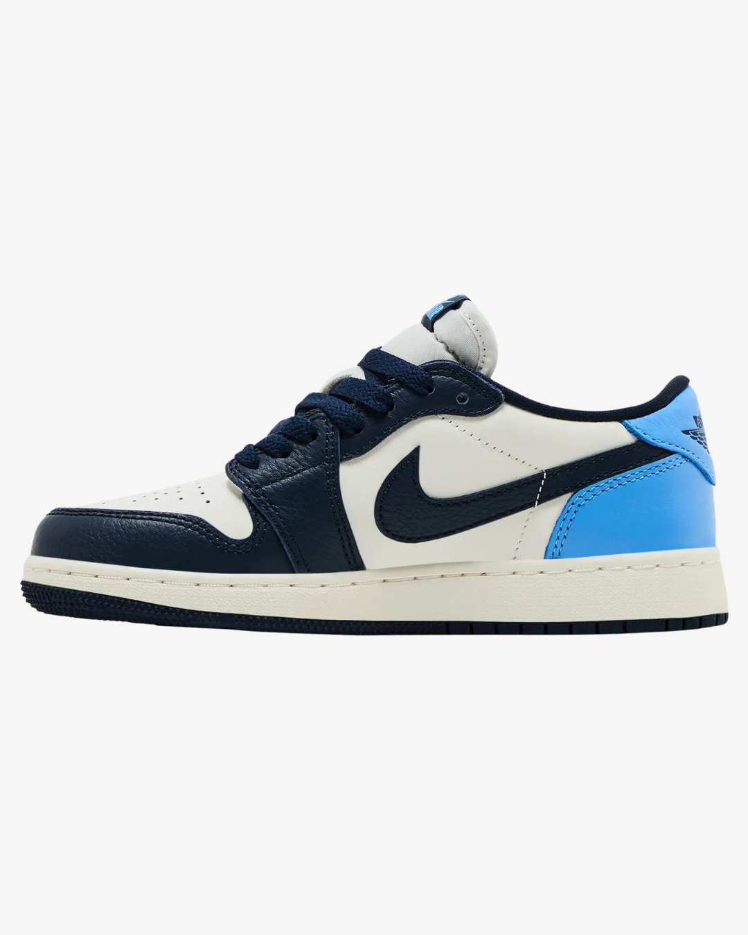Air Jordan 1 Retro Low OG GS Obsidian UNC
