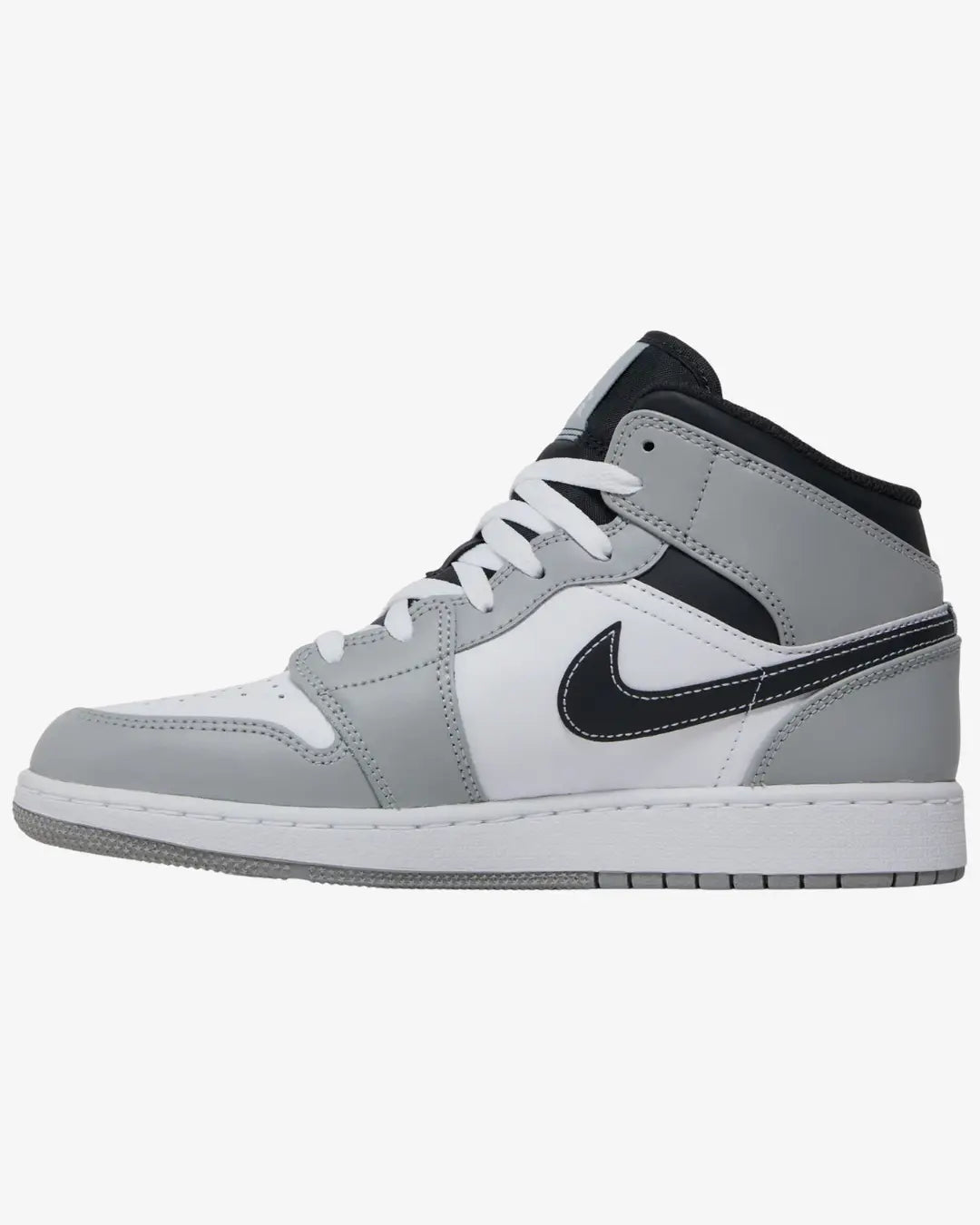 Air Jordan 1 Mid GS Light Smoke Grey Air Jordan