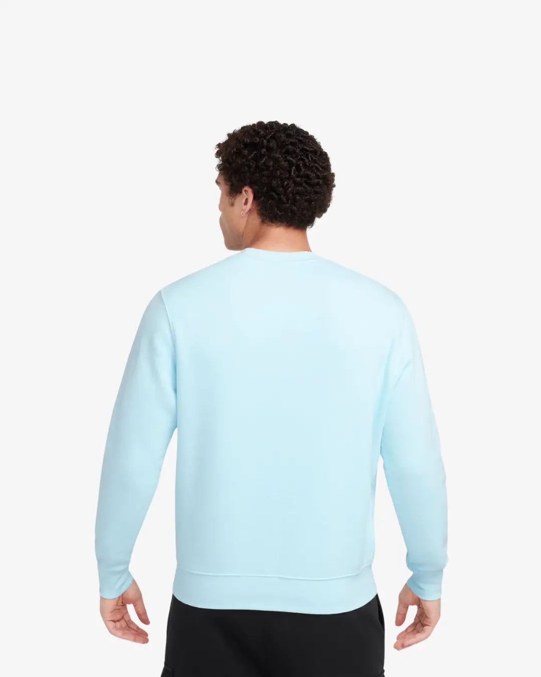 Nike Sportswear Club Fleece Mens Sweatshirt Blue Basement