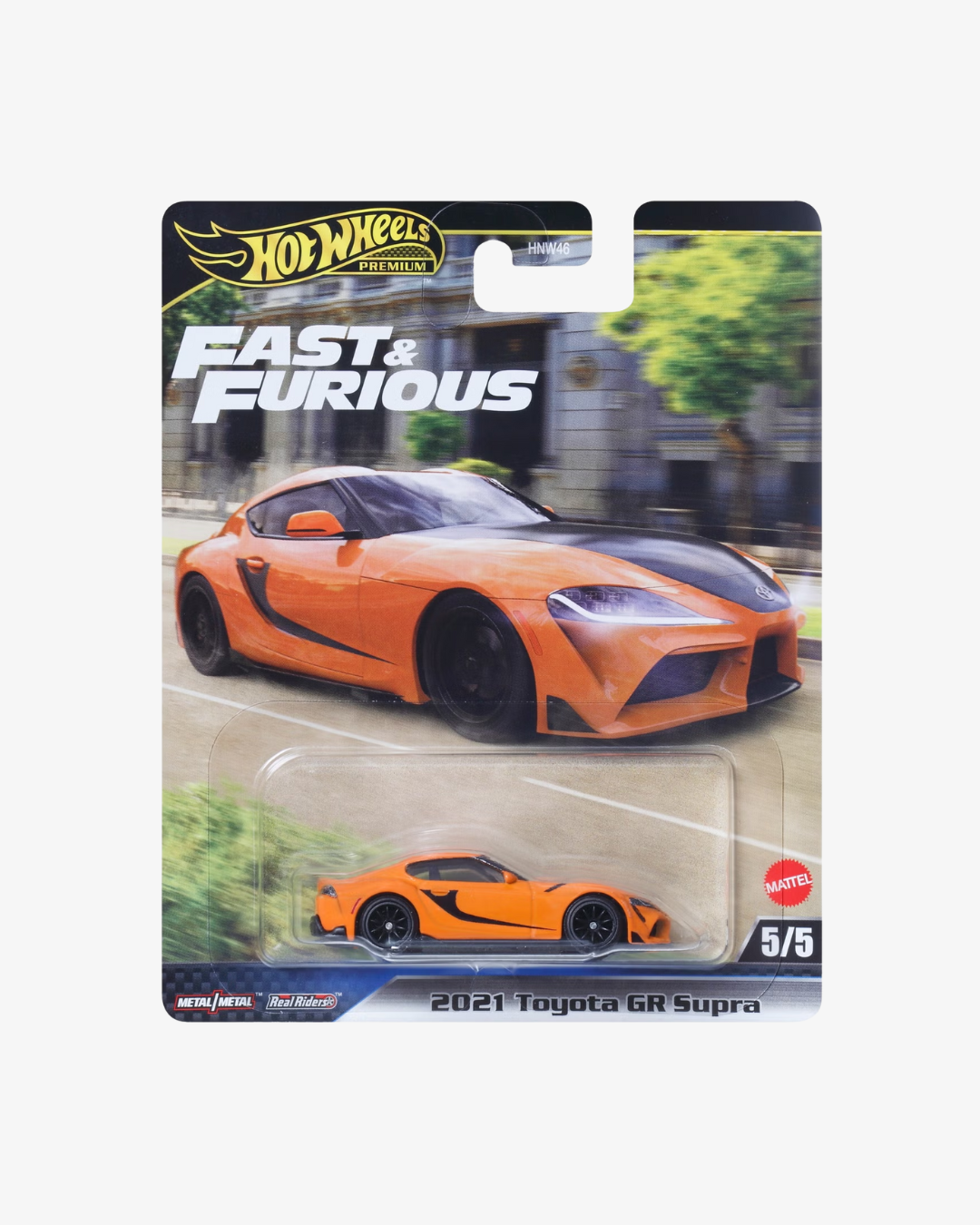 HOT WHEELS - 2021 TOYOTA GR SUPRA (2025) - MIX 3 - FAST AND FURIOUS 5/5
