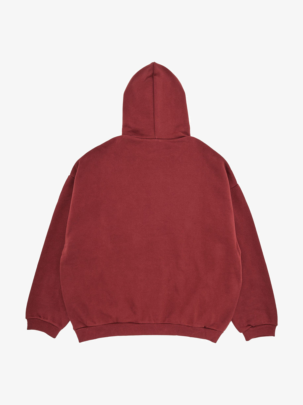 Fear of God Essentials Fleece Hoodie 'Crimson' – back