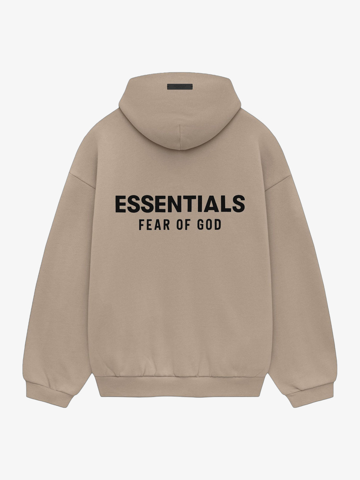 Fear of God Essentials Fleece Hoodie 'Desert Sand' – back