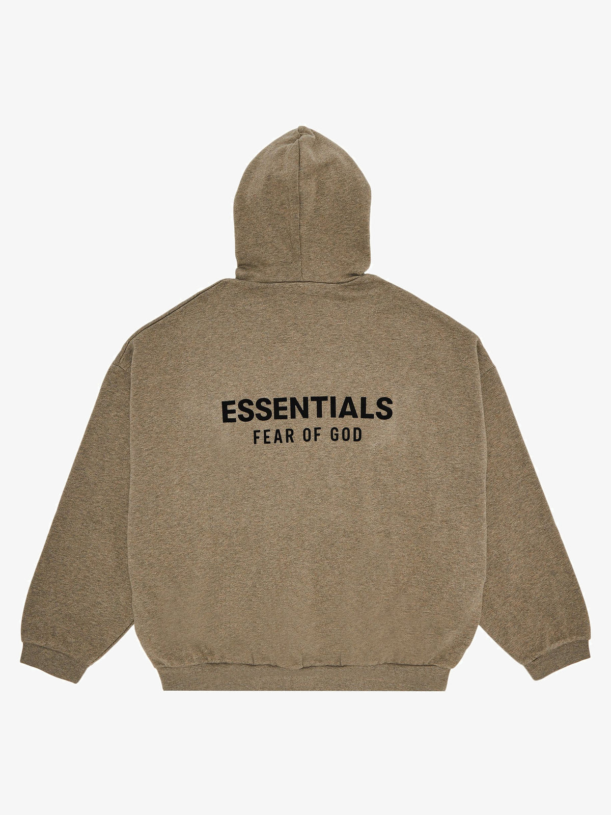 Fear of God Essentials Fleece Hoodie (FW24) 'Heather Gray' – back