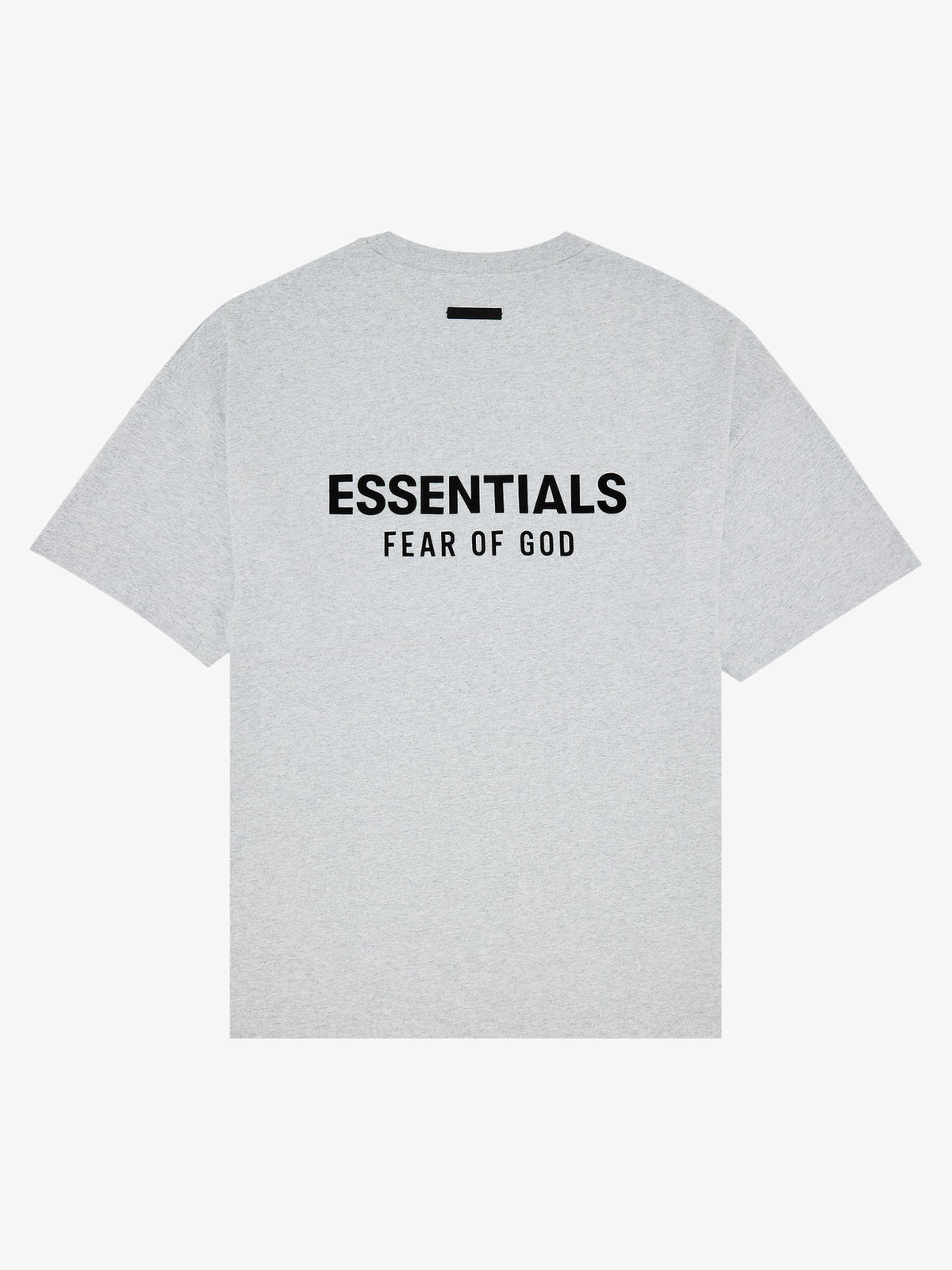 Fear of God Essentials Jersey Crewneck T-Shirt 'Light Heather Gray' – back