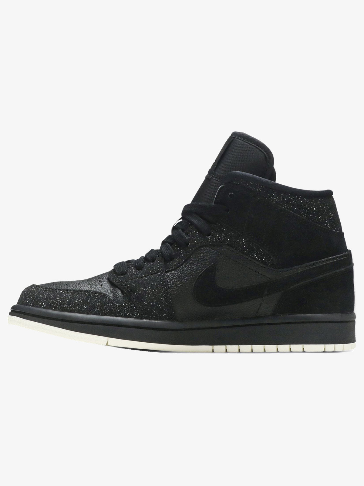 Jordan 1 Mid 'Glitter Black' (W) β inner side
