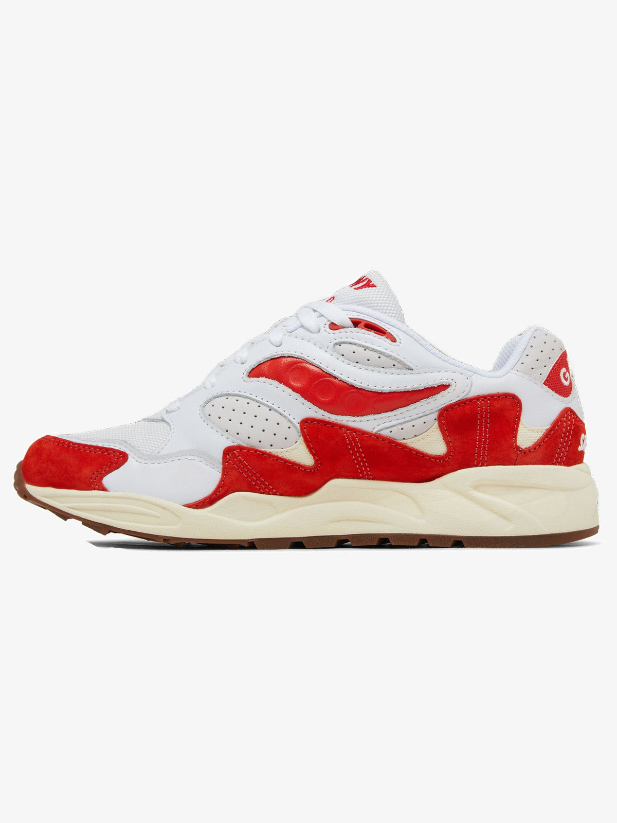 Saucony Grid Shadow 2 'Ivy Prep White Red' β inner side
