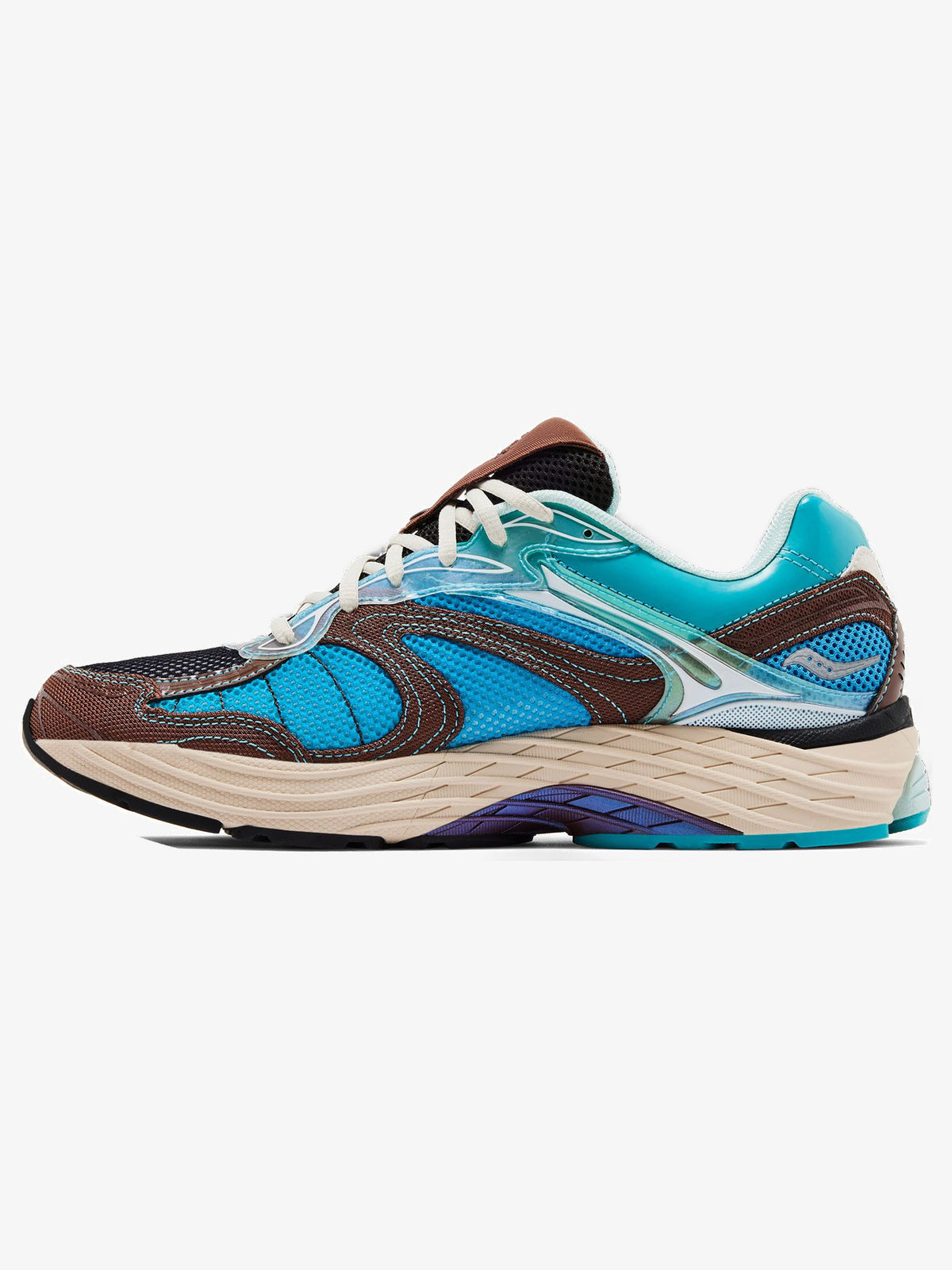 Saucony ProGrid Omni 9 'Footpatrol Blue Brown' β inner side