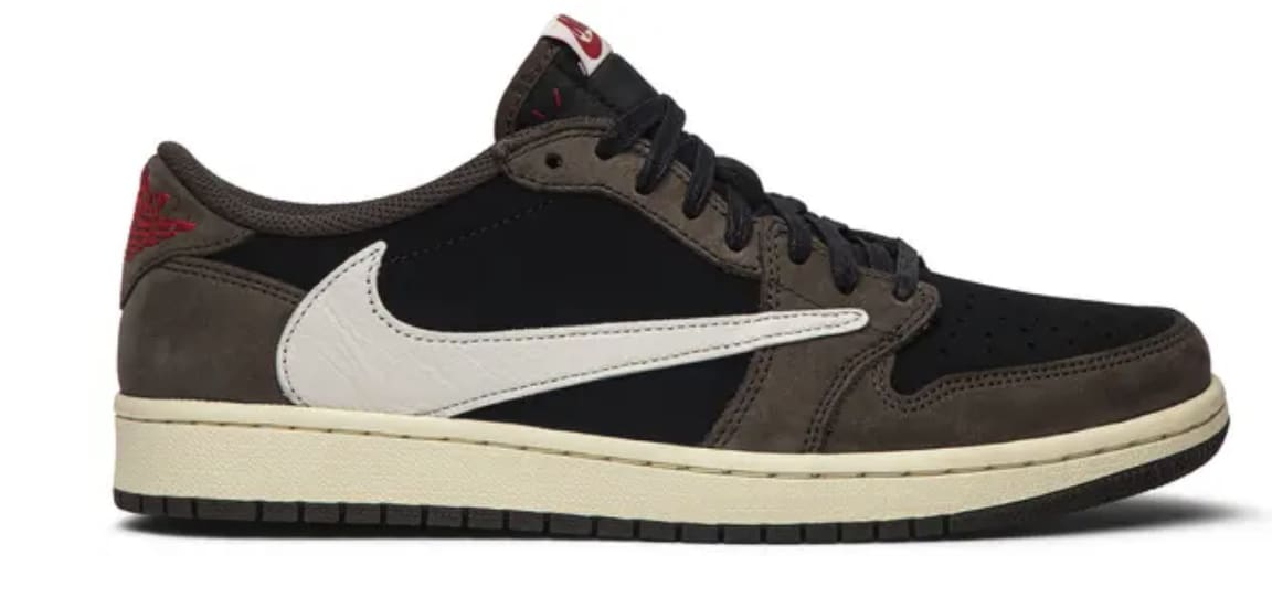 (Pre-Loved B) Travis Scott x Air Jordan 1 Low Mocha - US11 Mens / 12.5 Womens