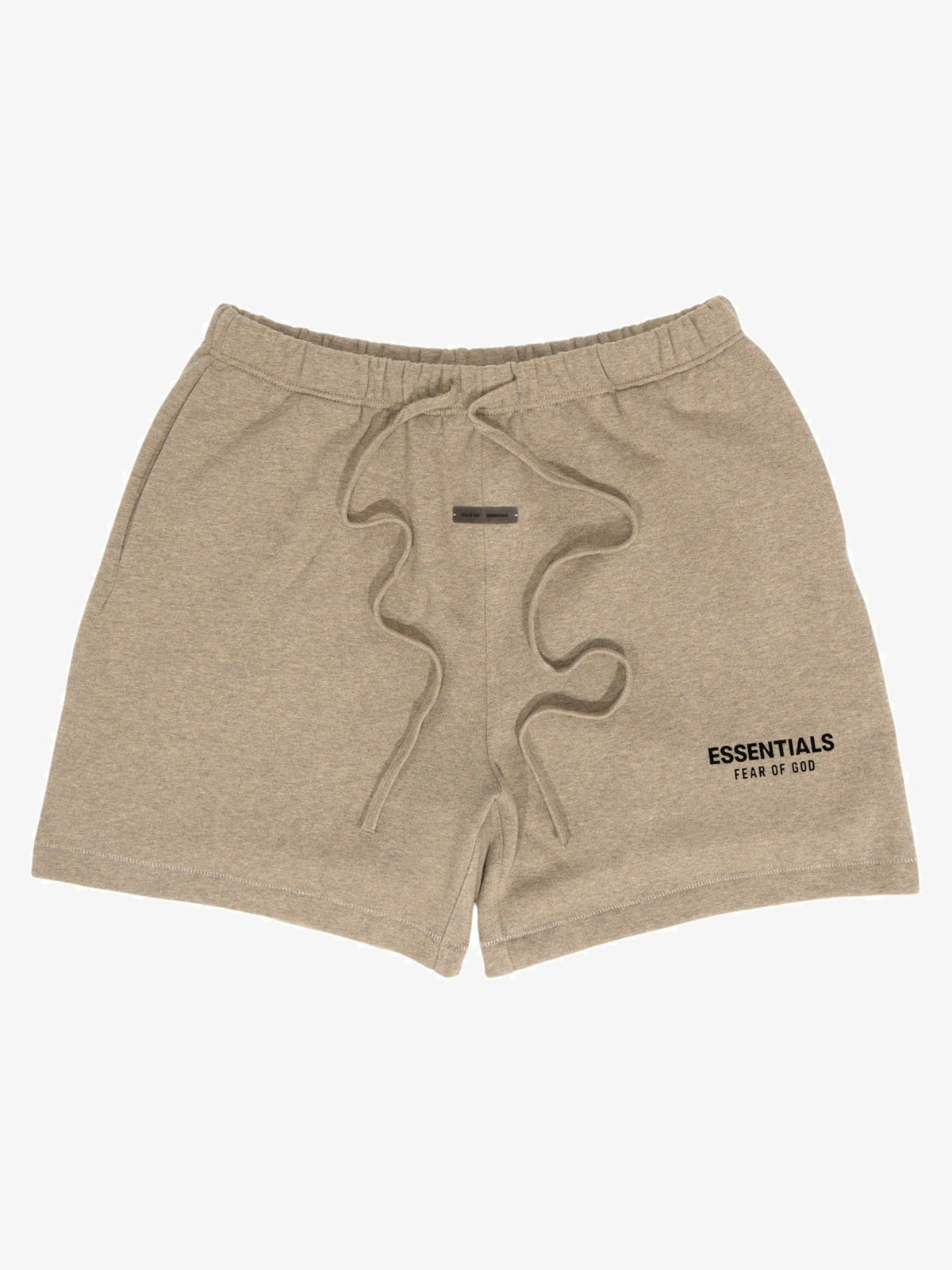 Fear of God Essentials Classic Sweatshort 'Homestead Heather' – front, flat lay