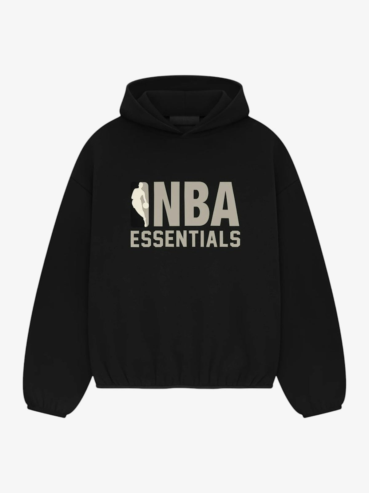 Fear of God Essentials NBA Hoodie (SS25) 'Black' – front three-quarter