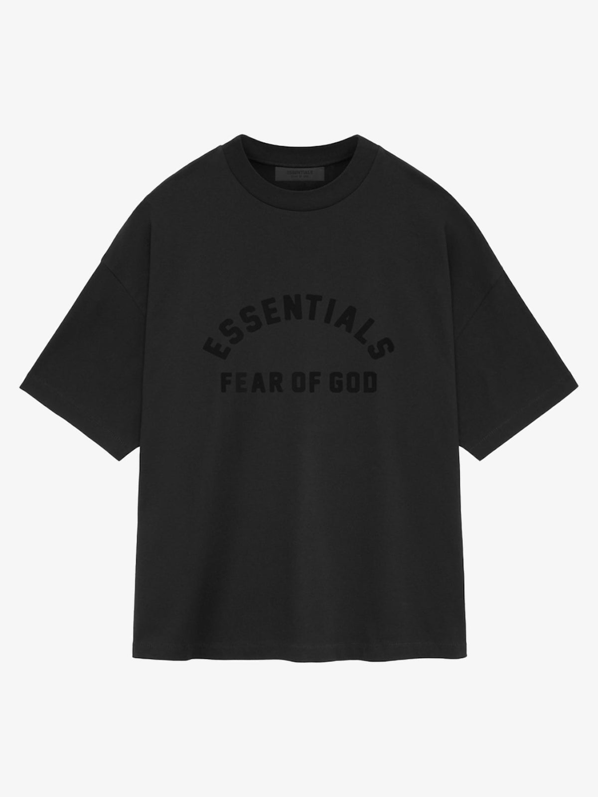 Fear of God Essentials Core Collection Heavy S/S Tee 'Black' – front, second view