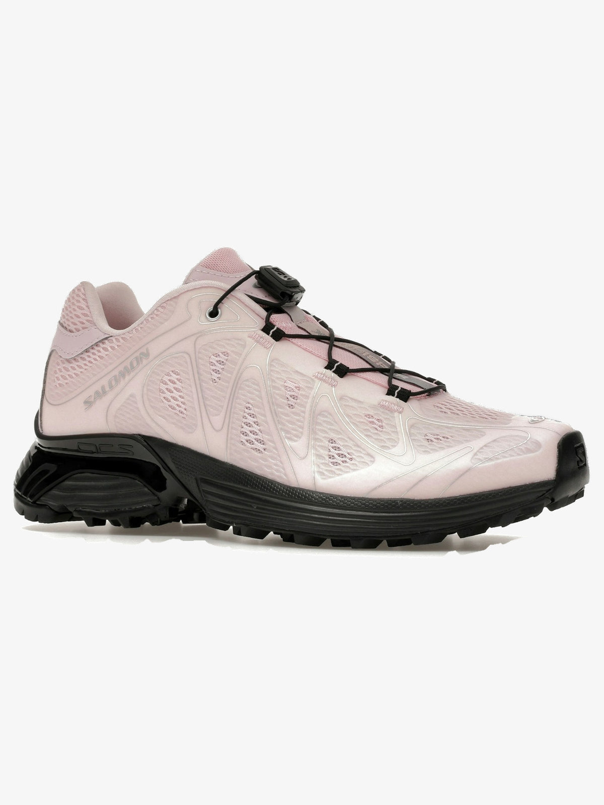 Salomon XT-Whisper Void 'Icy Pink Black Silver' β front three-quarter