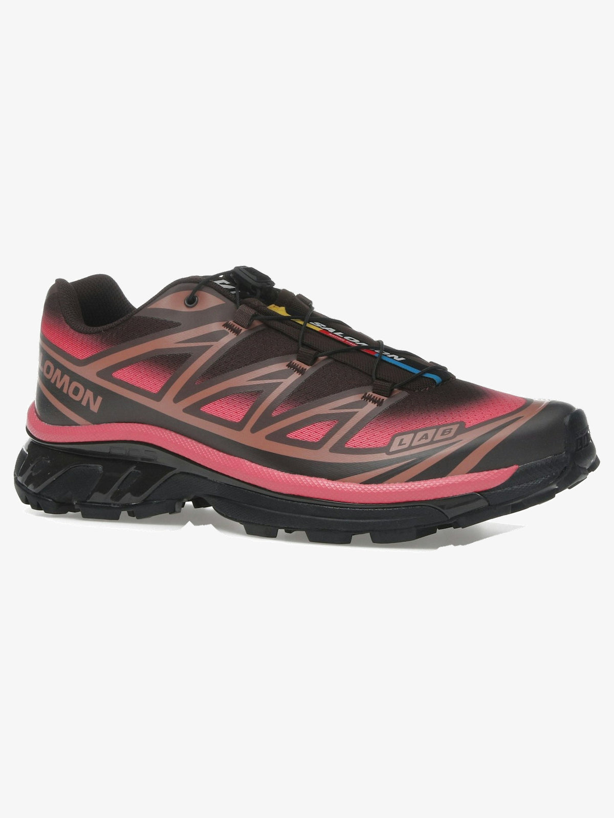 Salomon XT-6 'Skyline Black Coffee Rouge Red' β front three-quarter