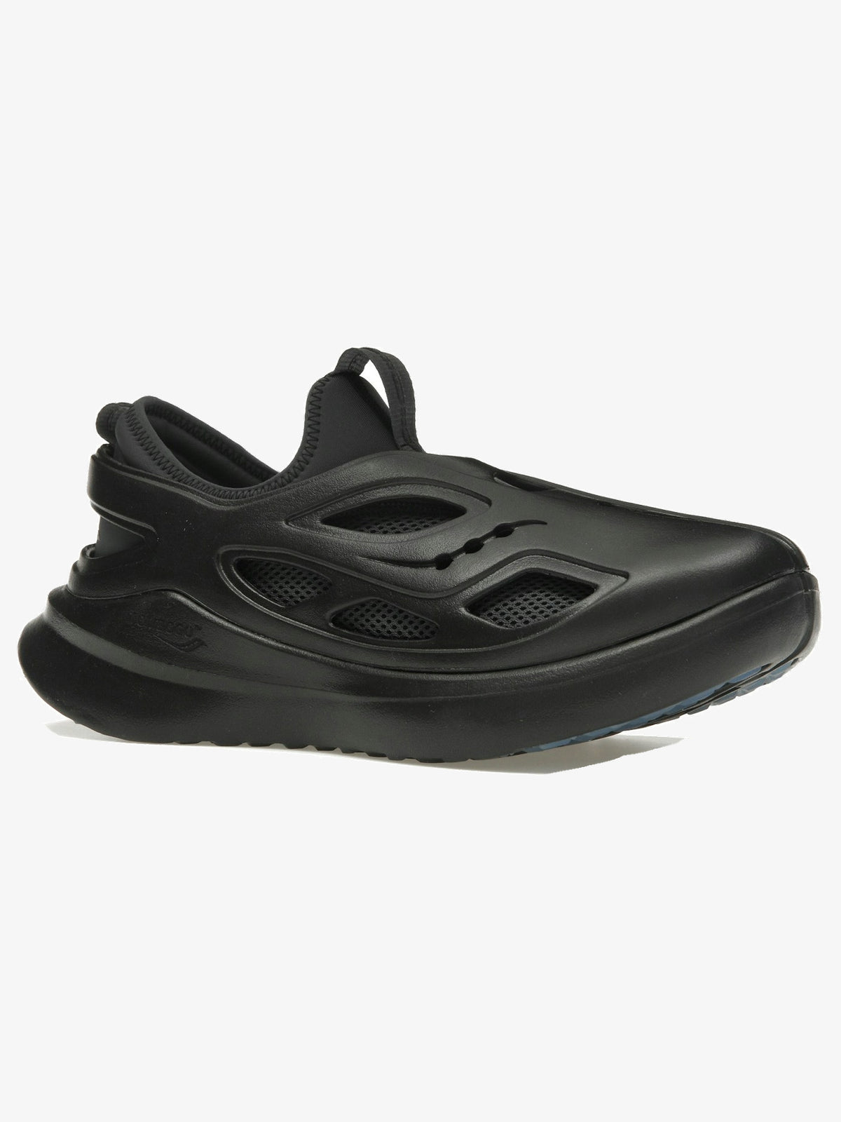 Saucony The Butterfly 'TOMBOGO Morpho Black' – front three-quarter