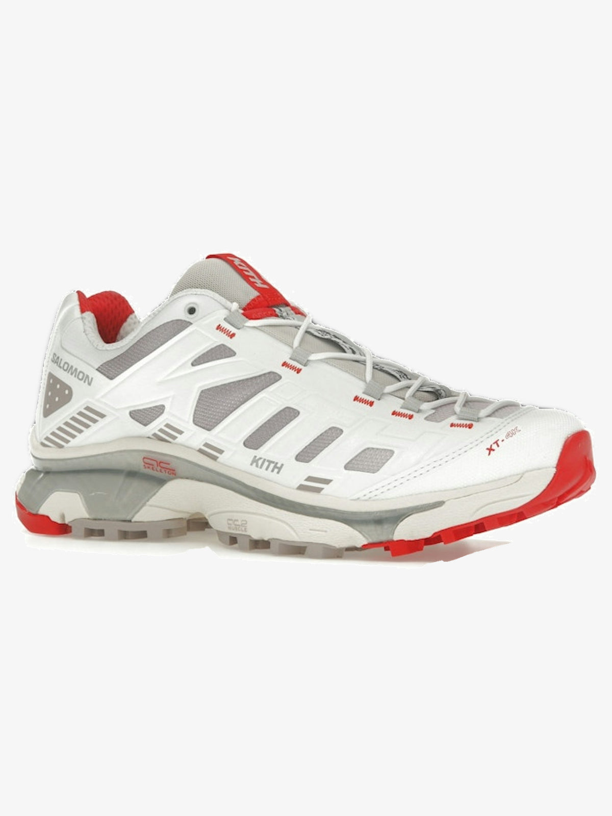 Salomon XT-4K 'Kith Kithmas White Red' β front three-quarter