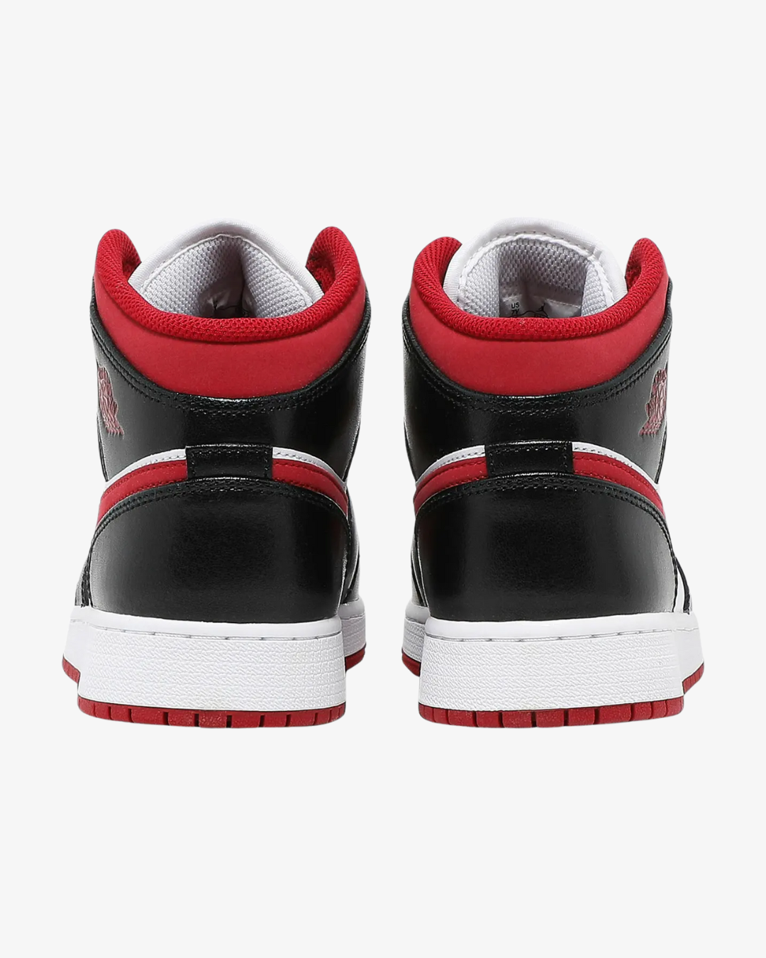 Air Jordan 1 Mid GS Black Gym Red
