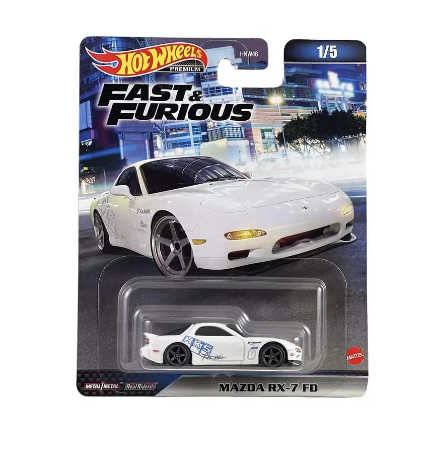 Mazda RX-7 FD Fast & Furious 1/5 Hot Wheels Premium HNW46 Basement