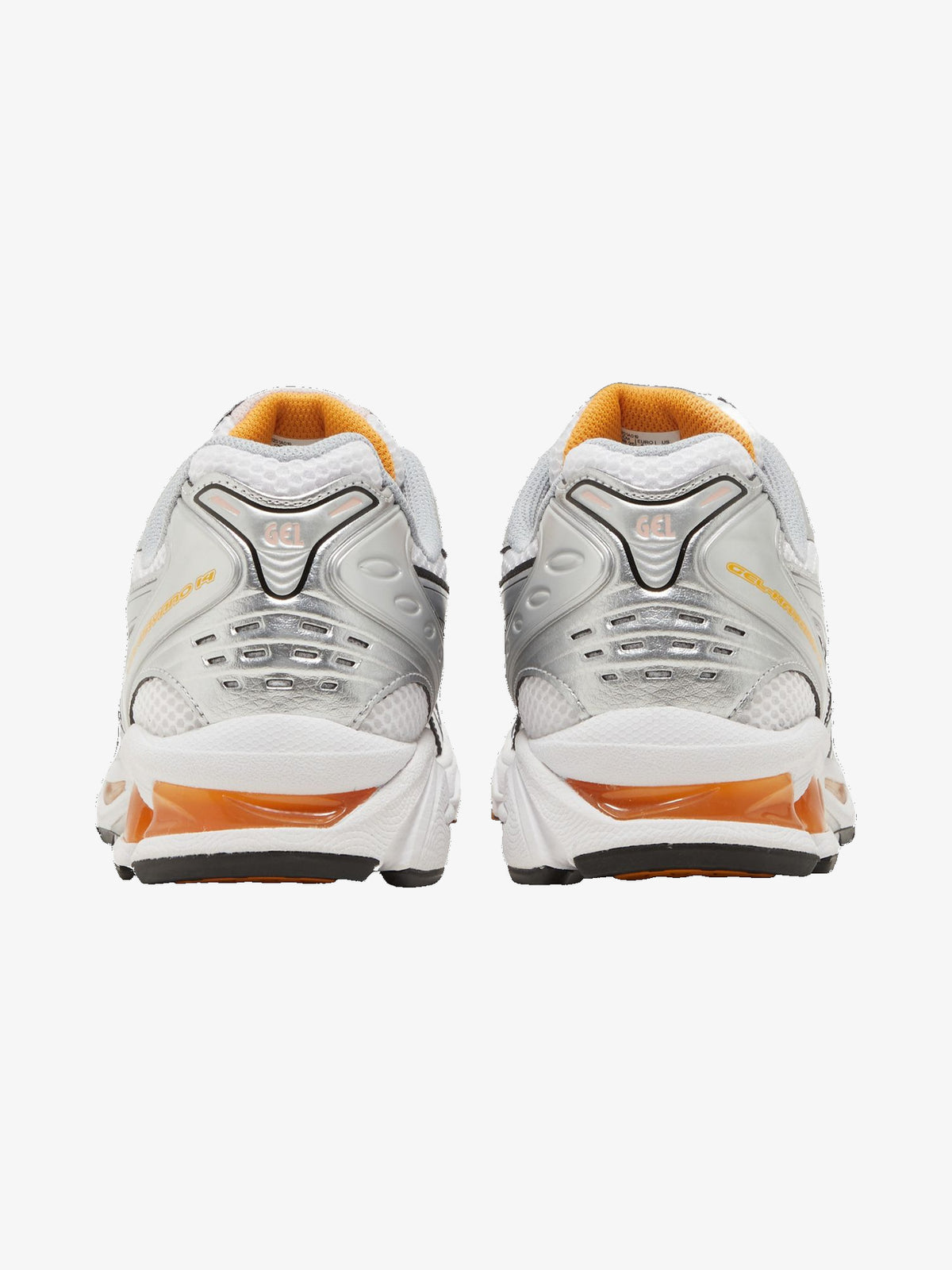 ASICS Gel-Kayano 14 'White Pure Silver Orange' β back