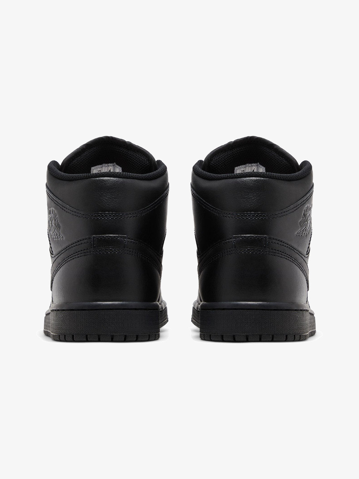 Jordan 1 Mid 'Triple Black' β back