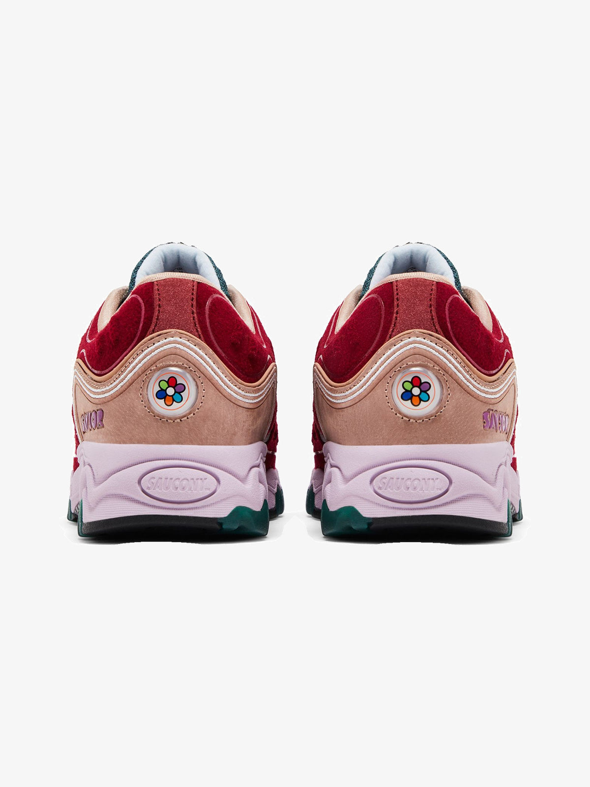 Saucony Matrix 'Jae Tips No Shoes In The House Burgundy' β back