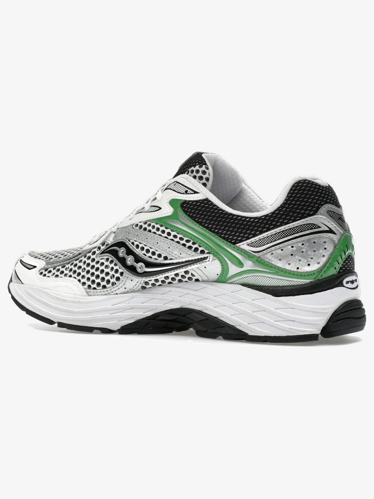 Saucony ProGrid Omni 9 'Silver Green' β rear three-quarter