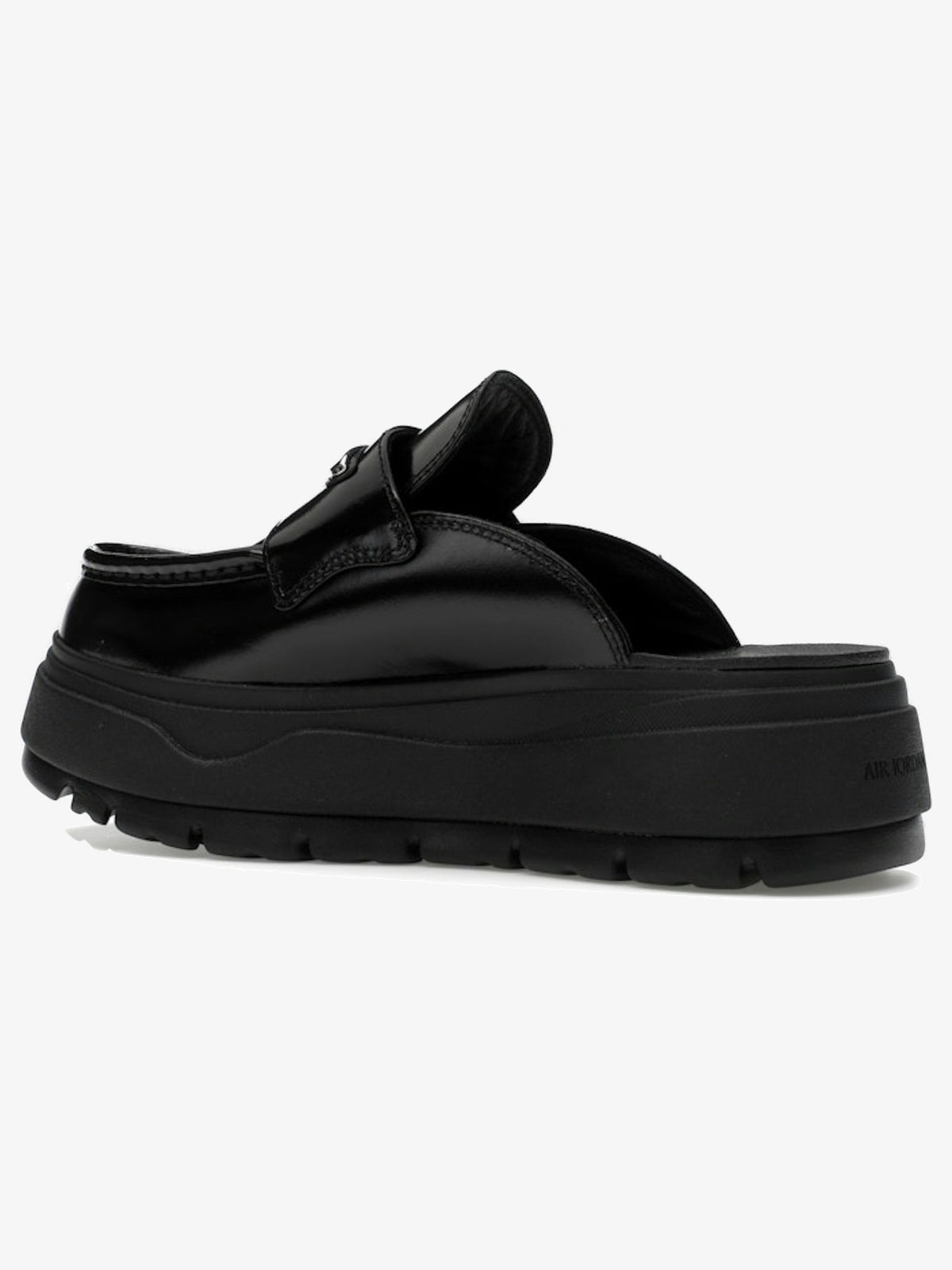 Jordan Mule 'Black Metallic Silver' (W) β rear three-quarter
