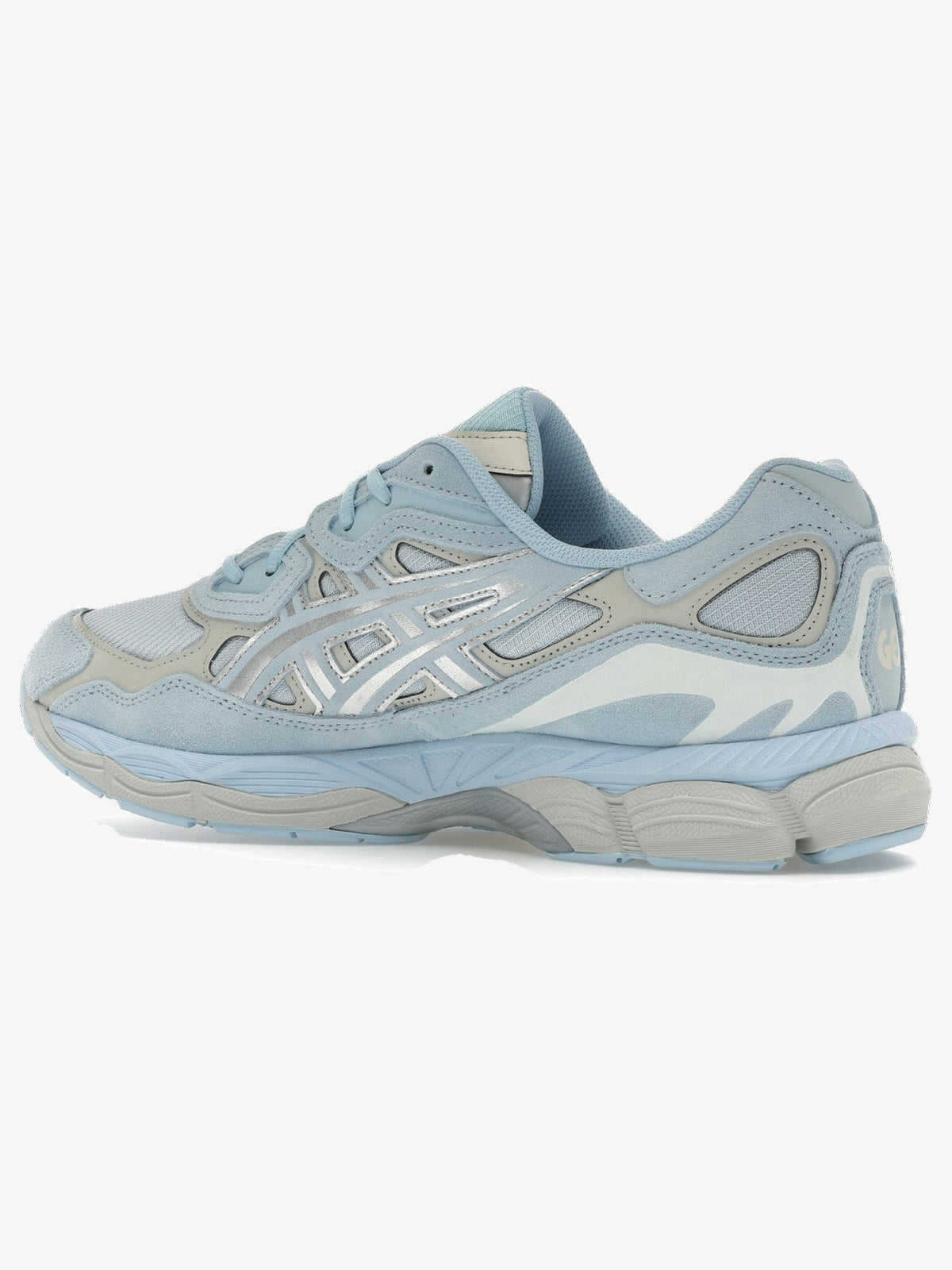 ASICS Gel-NYC 'Storm Cloud Pure Silver' β rear three-quarter