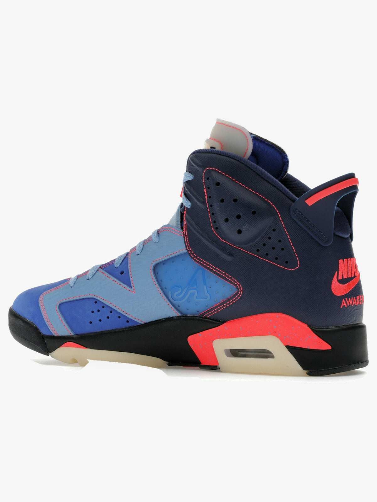 Jordan 6 Retro 'Awake NY Midnight Navy' – rear three-quarter
