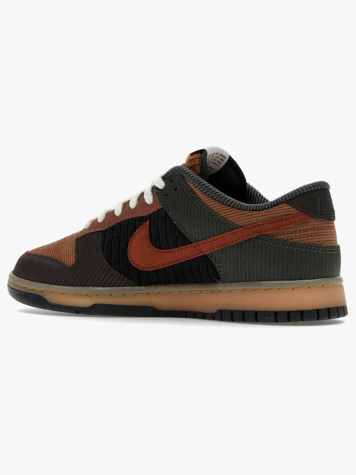Nike Dunk Low Retro Premium 'Light British Tan Cinnamon Corduroy' β rear three-quarter