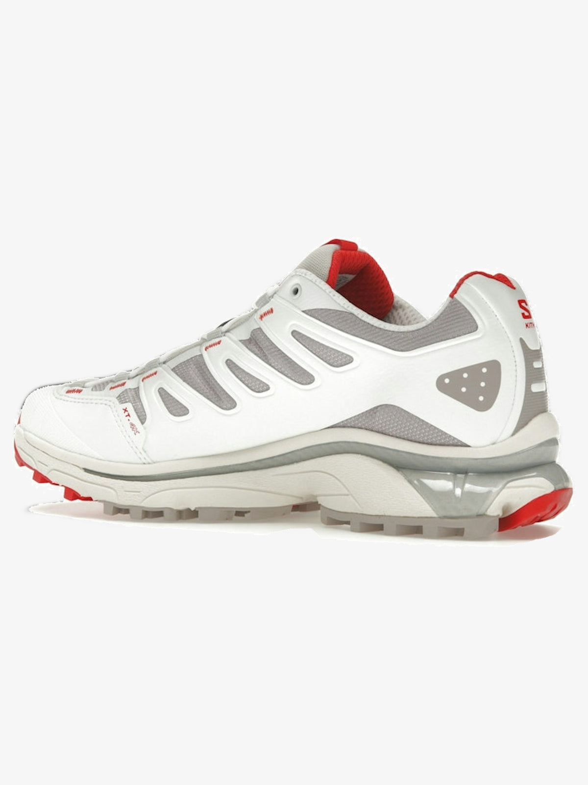 Salomon XT-4K 'Kith Kithmas White Red' β rear three-quarter