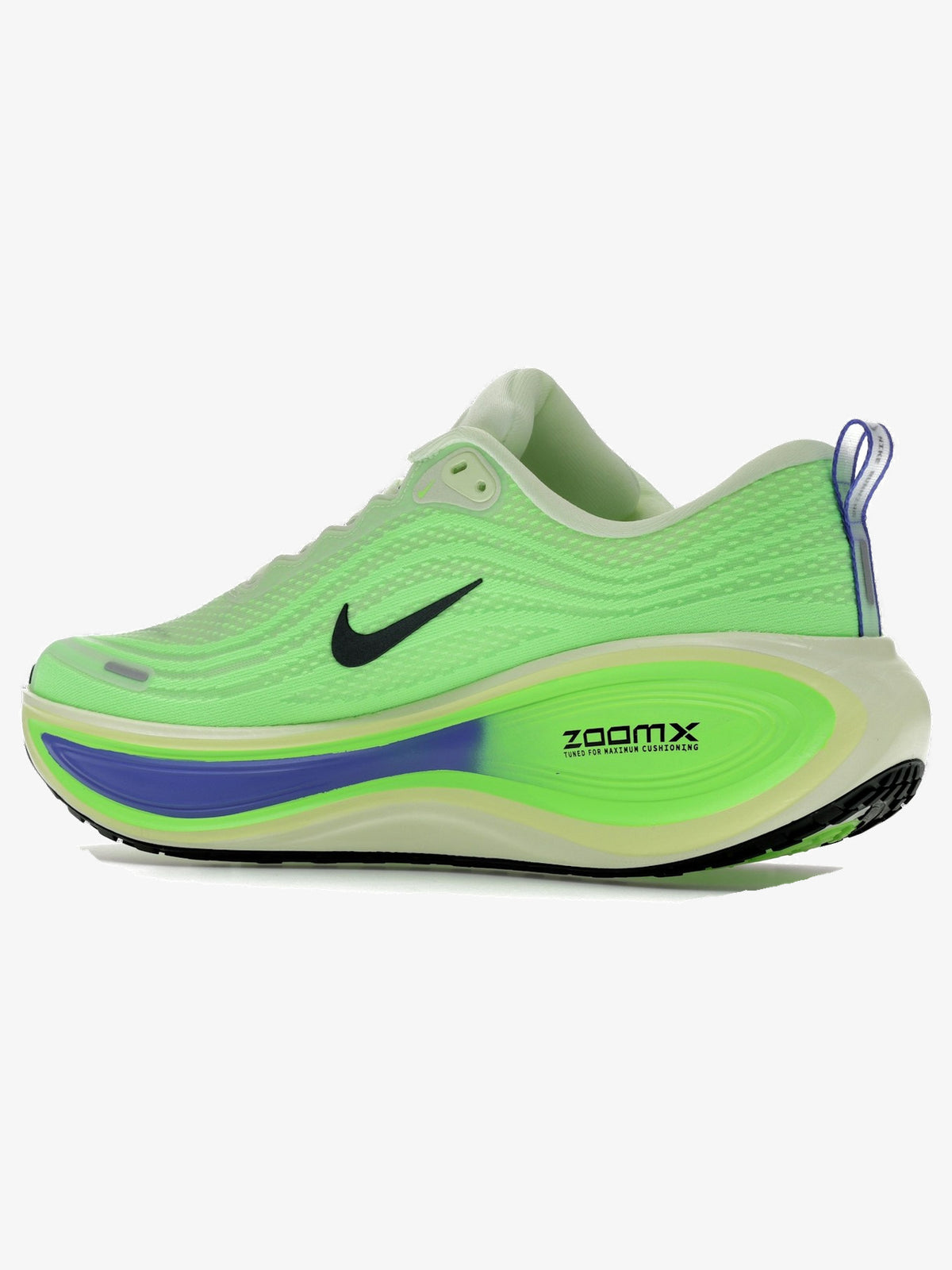 Nike Vomero Plus 'Volt Tint Lime Blast Sapphire' β rear three-quarter